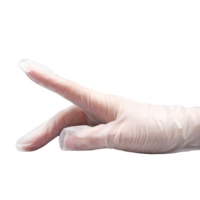 Gants jetables en vinyle sans poudre pour le nettoyage dentaire et l'examen alimentaire