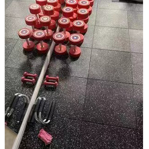 Tapis d'équipement d'exercice mis à niveau en caoutchouc grand plancher de gymnastique de puzzle de verrouillage pour la gymnastique à la maison, entraînement de poids lourds - Product Image 3