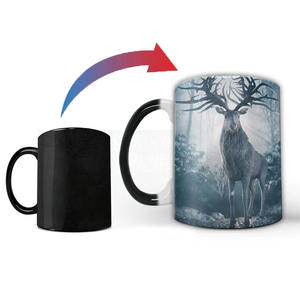 Taza <span class=keywords><strong>de</strong></span> Cerámica Ecológica con <span class=keywords><strong>Diseño</strong></span> Personalizado <span class=keywords><strong>de</strong></span> Fábrica, Taza <span class=keywords><strong>de</strong></span> Café Sensible al Calor con Cambio <span class=keywords><strong>de</strong></span> Color Mágico, Taza <span class=keywords><strong>de</strong></span> Té <span class=keywords><strong>de</strong></span> Alce Wapiti para Sublimación - Product Image 4