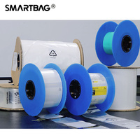 Wholesale Factory Custom Printed LOGO LDPE Plastic Pre-opened Poly Bag Auto Bag on a Roll Auto Bag