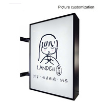 Panneau tournant extérieur boîte à lumière publicitaire boîte à lumière Led enseigne 3d acrylique Led boîte à lumière publicitaire équipement