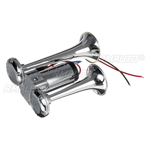 Klaxon électrique super puissant 300DB 12V à double trompette avec électrovanne pour voiture, SUV, camion, poids lourd, camping-car, bateau - Product Image 4