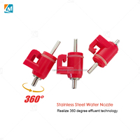 YYB LM23 Robinet à bille double verrouillage / J-lock en acier inoxydable pour abreuvoirs automatiques à tétine pour volailles