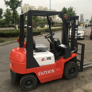 รถยก K15ใช้ Heli เครื่องยนต์ดีเซลรถยก Heli 3T ใช้ในโกดังเครื่องจักรก่อสร้างวิศวกรรมพร้อมขาย - Product Image 2