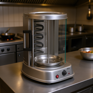 Grill vertical en acier inoxydable Vevor pour usage commercial, 1000-3000W, machine à shawarma électrique avec fonction minuterie - Product Image 2