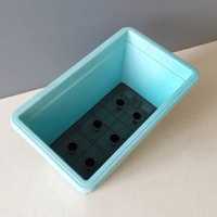 Jardinière rectangulaire en PP écologique pour balcon et fenêtre, avec couleur et design personnalisés