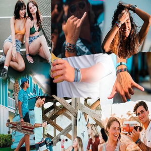 TIKE sublimação impresso pulseira elástica logotipo personalizado tecido elástico pulseira pulseira elástica - Product Image 5