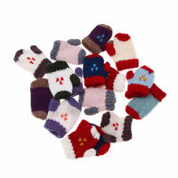 Mitaines pour poupée elfe, bonne qualité artisanale, accessoires pour poupée, mitaines en laine pour la décoration de poupée elfe