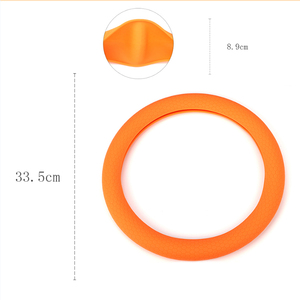 Cubierta protectora para <span class=keywords><strong>volante</strong></span> de coche antideslizante impermeable de silicona de tamaño Universal precio de fábrica al por mayor - Product Image 4