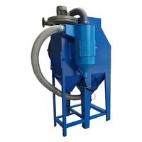 Máquina de arenado en seco manual profesional Cyclone para mantenimiento de moldes de precisión, pulido y acabado de superficies de núcleos de motor