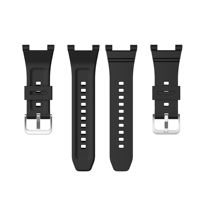 Universal Kinder Silikon Armband 18mm Armband für HUAWEI Kinder uhr 4X Schwarz/Weiß/Pink/Blau/Limette Farbe