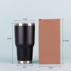 IStapromo Cadeaux – Gobelet isotherme de voyage en acier inoxydable à double paroi de 30 oz avec couvercle à paille et logo personnalisé - Product Image 6