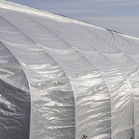 Film plastique agricole résistant aux UV Film PE de couverture en plastique polythène pour serre