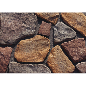 Panneaux de revêtement mural en pierre artificielle Old Fieldstone, pierre de campagne, revêtement extérieur, bardage, imitation pierre 3D pour cheminée - Product Image 3