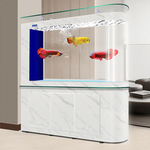 ตู้ปลาขนาดกลางถึงขนาดใหญ่รูปทรงกระสุนพร้อมฟังก์ชันการกรองด้านล่างและระบบนิเวศที่ขับเคลื่อนด้วยอากาศ - Product Image 6