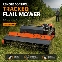 Sistema de Extensión de Alcance Koop Diesel Power 2500W con Certificación EU5, Robot Oruga Profesional con Control Remoto para Corte de Césped