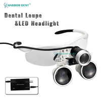 Loupe binoculaire dentaire à grossissement 3,5X/2,5X, loupe chirurgicale, lampe frontale LED, lumière médicale, certifiée CE