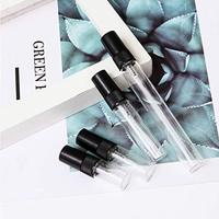 Vente 5ml 10ml 15ml 20ml 30ml 50ml 100ml Transparent Round SampleTravel Glass Spray Decant Fragrance Scent Perfume Vial Bottle