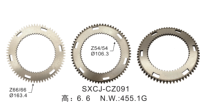 Anneau synchronisateur OEM d'usine SXCJ-CZ091, pièces de synchronisation de boîte de vitesses usinées avec précision, tailles complètes pour ZF BENZ