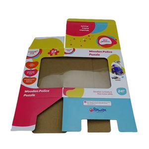 Factory Supply Attractive Price Corrugated Board Toy Box Packaging Gift With <b>Window</b> - Product Image 2
