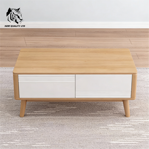 Mesa de Centro Moderna de Madera, Diseño Nuevo, Muebles para Sala de Estar, Fácil de Ensamblar, Precio Competitivo, Gran Stock Disponible, Envío Inmediato, Proveedor Chino - Product Image 3