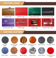 Dompet Kulit Unisex Cossni Laris Manis, Dompet Kartu Kredit Portabel, Desain Kustom