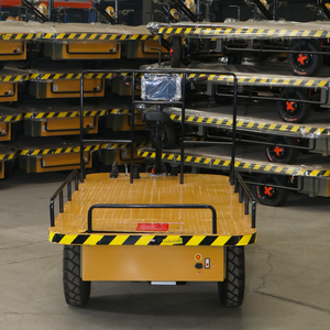 <span class=keywords><strong>Carro</strong></span> Plano Eléctrico Optimizado para Almacenes, Carros de Transporte Pesado Directo de Fábrica para Obras de Construcción - Product Image 4