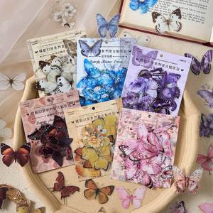 สติกเกอร์กระดาษตกแต่งลายบทกวีเช็คสเปียร์แบบเรโทร 40 แผ่น/แพ็ค สำหรับงานคอลลาจ DIY วันหยุด - Product Image 4