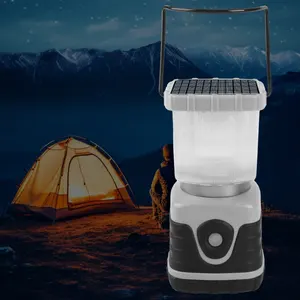 Portable USB Camping Lamp Outdoor Lantern LED Solar Emergency Light Rechargeable Lamp With Power Bank