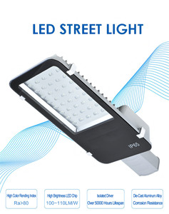 Lampadaire solaire à LED 100W à charge rapide, haute luminosité, économie d'énergie, personnalisation disponible - Product Image 1