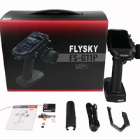 Flysky FS-G11P 2,4GHz 11-Kanal ANT-Protokoll Funksender mit 3,5 Zoll IPS-Bildschirm und Empfänger für RC-Auto, Boot und Oberflächensysteme
