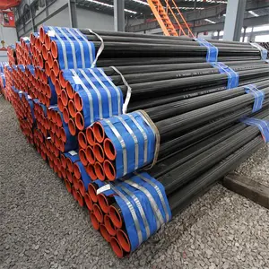 ERW Iron Black Carbon Steel Pipe Welded Hot Rolled Surface 6m Length API Compliant Structure JIS Certified Punching Service