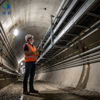 Plateau porte-câbles galvanisé à chaud pour centrales solaires et installations électriques de construction