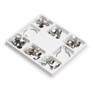 Feuilles de remplissage dentaire moulées en acier inoxydable Douban 1.398, 100 feuilles/boîte, pour le nettoyage transfrontalier et le remplissage dentaire - Product Image 1