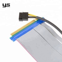 Kabel Harness Pita IDC Presisi Tinggi Abu-abu 2651, Kabel Datar Pitch 2.54, Perakitan Kabel Konektor FC untuk Transmisi Sinyal OEM