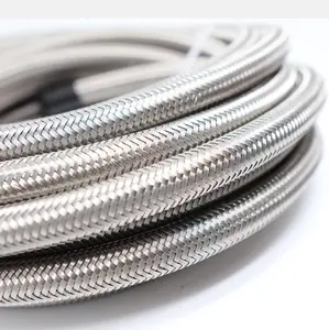 PTFE Braided Tubing Gas Hose Line Braided/fabricated Hose/Pipe/Tube High Temperature Resistance