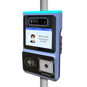 Validateur de billets sans contact IP65 avec NFC, code QR et GPS pour la gestion des navettes d'entreprise et des bus scolaires, collecte automatique des tarifs - Product Image 2