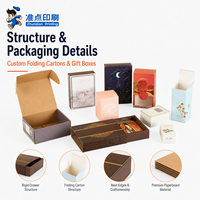 Boîte d'emballage rigide décorative multi-styles avec logo personnalisé imprimé, pour les marques de cadeaux de luxe et la vente au détail