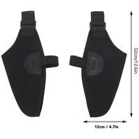 Couvre-embouts de chaussures de ski ajustables personnalisés en néoprène coupe-vent, manchons de protection chauds pour chaussures de ski alpin et de snowboard