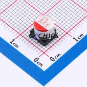 JBLM2331M6R3C058RTM ตัวเก็บประจุแบบแข็ง SMD, ขนาด D6.3xL5.8 มม. ( ความจุ: 330uF ) ( ความแม่นยำ: 20% แรงดันไฟฟ้าที่กำหนด: 6.3V ) - Product Image 1