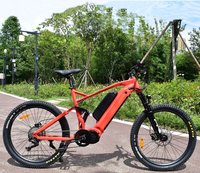 Vélo électrique de montagne à double batterie MTB 48V 1000W Vélo électrique à suspension intégrale
