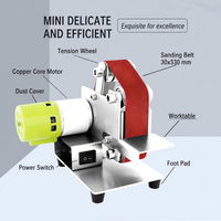 Mini ponceuse verticale de table pour le polissage et l'affûtage de couteaux, alimentation secteur