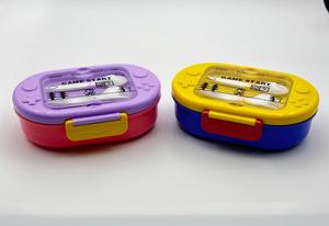 Nouvelle boîte à lunch portable en forme de coquille de conque 2026 avec 2 compartiments, en plastique, avec fourchette, cuillère et couvercle en plastique - Product Image 5