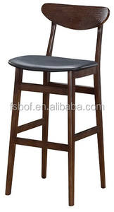 Sgabello da bar girevole in legno di nuovo Design 360 sgabello da bar in legno usato sgabelli girevoli SIH8074 - Product Image 3