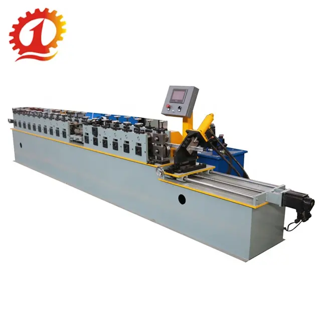 สภาพใหม่ยิปซั่มคณะกรรมการเพดาน Tee Grid Roll Forming Machine หลัก Tee Cross T สายการผลิตเพดานกระเบื้อง