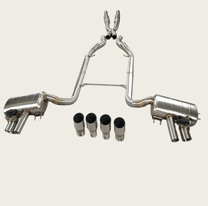 Scarico Catback ad Alte Prestazioni per Maserati Spyder 4.2L, Tubo di Scarico in Acciaio Inox 304 con Doppi Terminali - Product Image 3