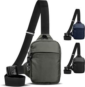 <span class=keywords><strong>Sac</strong></span> de voyage à bandoulière pour hommes et femmes, fermeture à glissière, résistant à l'eau, <span class=keywords><strong>sac</strong></span> de poitrine <span class=keywords><strong>multipoches</strong></span> - Product Image 4