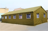 Tente gonflable de camping en plein air pour 20 personnes, grande tente imperméable pour les événements de secours en cas de catastrophe, tente d'hiver pour les voyages et la défense