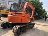 Excavadora Mini Hitachi Zx75 de Segunda Mano de JAPÓN, 7.5 Toneladas, Excavadora de Orugas Usada Hitachi ZX75US en Oferta