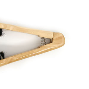 Peigne à cheveux en bois pliable antistatique à double brosse pour salon de coiffure, vente chaude 2020 - Product Image 6